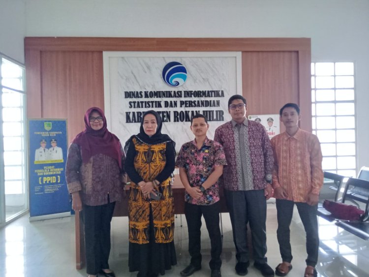 Kunjungan Diskominfotiks Rohil Berpartisipasi Membinaan dan Monitoring PPID