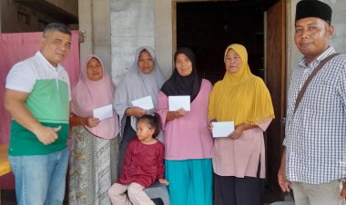Anggota DPRD Bengkalis H. Muhammad Rafee Kembali Salurkan Bantuan UMKM dari Gaji ke-5