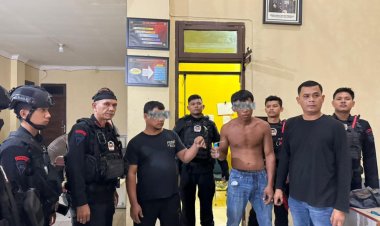 Tim Raga Brimob Riau Berhasil Amankan Tersangka Pengguna Narkoba