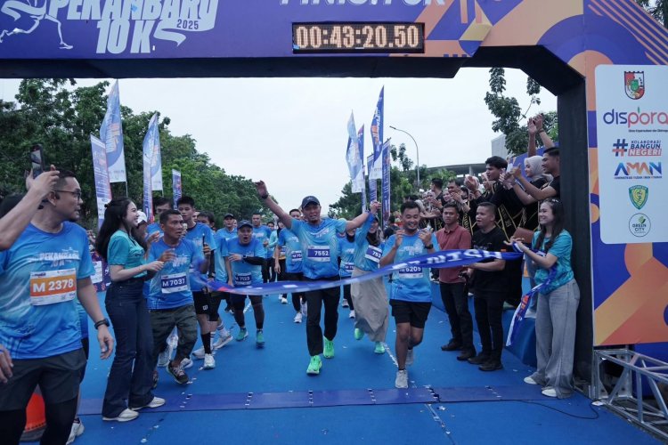 Pekanbaru 10K Berlangsung Meriah, Wali Kota Apresiasi Panitia dan Peserta