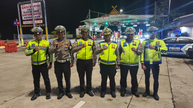 Arus Balik H+7 di Riau Ramai Lancar, Ditlantas Siaga Hadapi Puncak Sabtu Malam