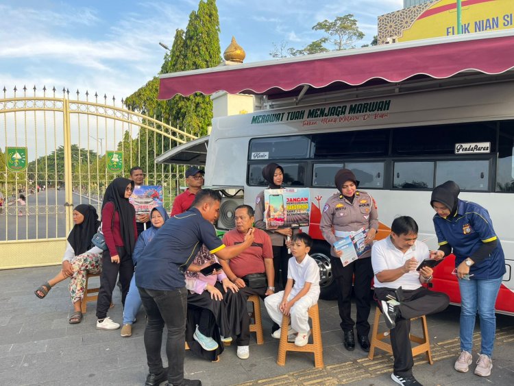 Ditlantas Polda Riau Tebar Edukasi Keselamatan di CFD, Bhayangkara Run 2026 Siap Kembali Digelar