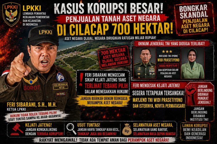 Nama Mantan Pangdam Muncul dalam Persidangan, LPKKI Minta Aparat Berani Bongkar Fakta Secara Terbuka