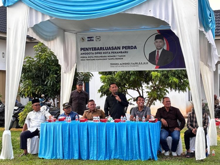 DPRD Pekanbaru Intensif Sosialisasikan Perda P4GN untuk Melindungi Generasi Muda dari Narkoba