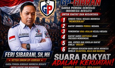 Ketum GP-GIBRAN: Pemerintah Harus Bertanggung Jawab Memulihkan Kondisi Bangsa dan Ekonomi Rakyat