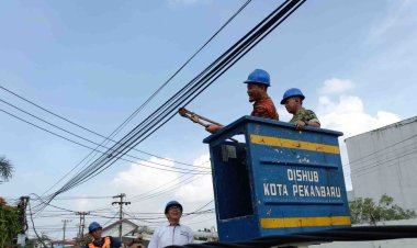 Wujudkan Kota yang Lebih Tertata, Wali Kota Agung Nugroho Percepat Penertiban Kabel Fiber Optik di Pekanbaru