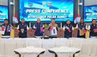 Ditressiber Polda Sumut Bongkar Sindikat Scam Lelang Mobil, Empat Pelaku Ditangkap