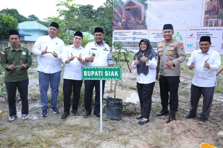 Perkuat Kepedulian Sosial, Pemkab Siak Dorong Wakaf Produktif Lewat Pembangunan Rumah Singgah Kesehatan