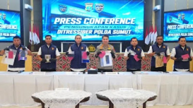 Ditressiber Polda Sumut Bongkar Sindikat Scam Lelang Mobil, Empat Pelaku Ditangkap